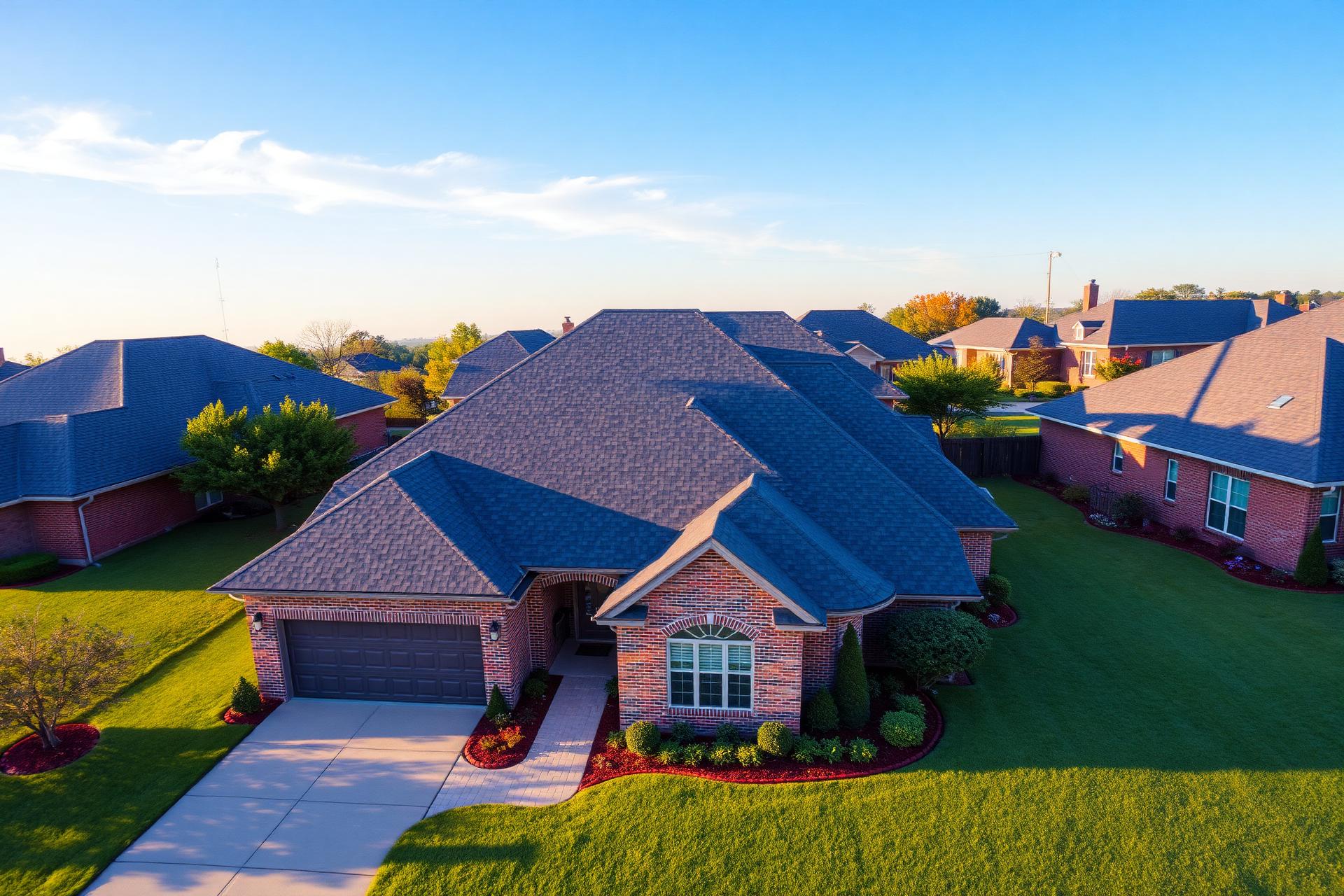 DFW home with new roof